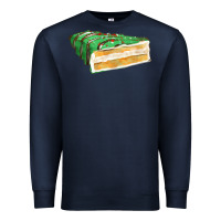 Navy green christmas cake fa element 1 Premium Sweatshirt - FaDigitalArtStudio