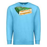 Ocean Blue green christmas cake fa element 1 Premium Sweatshirt - FaDigitalArtStudio
