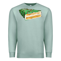 Seafoam green christmas cake fa element 1 Premium Sweatshirt - FaDigitalArtStudio