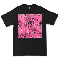 Black breast cancer seamless pattern Premium Tee - Jasminsmagicworld