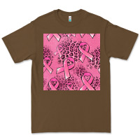 Cacao breast cancer seamless pattern Premium Tee - Jasminsmagicworld