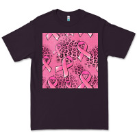 Plum breast cancer seamless pattern Premium Tee - Jasminsmagicworld
