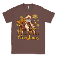 Chestnut have a melanin christmas black santa Classic Tee - MaliasSmallBusiness