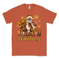 Copper have a melanin christmas black santa Classic Tee - MaliasSmallBusiness