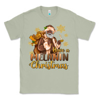 Matcha have a melanin christmas black santa Classic Tee - MaliasSmallBusiness