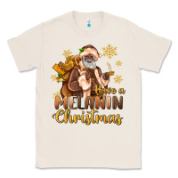 Natural have a melanin christmas black santa Classic Tee - MaliasSmallBusiness