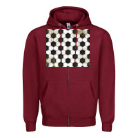 Burgundy distressed soccer pattern Zipper Hoodie - TumblerDesignByShophia