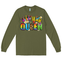 Army Green yas queen Long Sleeve Tee - Artiststas