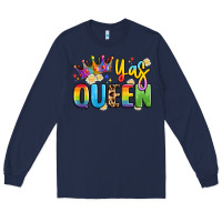 Navy yas queen Long Sleeve Tee - Artiststas