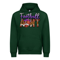 Forest Green Football Aunt Urban Hoodie - CowhideDigitalArt