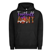 Pigment Black Football Aunt Urban Hoodie - CowhideDigitalArt