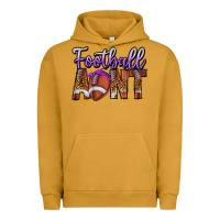 Pigment Peanut Butter Football Aunt Urban Hoodie - CowhideDigitalArt