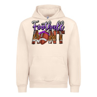 Sandshell Football Aunt Urban Hoodie - CowhideDigitalArt