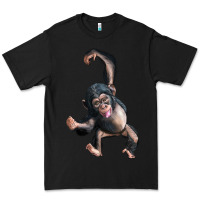 Black baby chimpanzee Premium Tee - LillyAllenDesigns