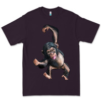 Plum baby chimpanzee Premium Tee - LillyAllenDesigns