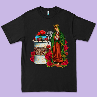 Our Lady Of Guadalupe Coffee Premium Tee Designed By Jahusdesignshop