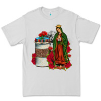 Dove Grey our lady of guadalupe coffee Premium Tee - JahusDesignShop