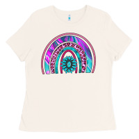 Bone rainbow and gemstone Ladies Tee - AdoDesignShop