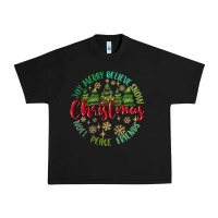 Black Christmas Vibes Urban Heavy Tee - MaliasSmallBusiness