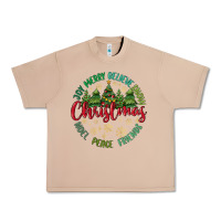 Burro Christmas Vibes Urban Heavy Tee - MaliasSmallBusiness