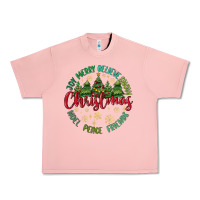 Salmon Christmas Vibes Urban Heavy Tee - MaliasSmallBusiness