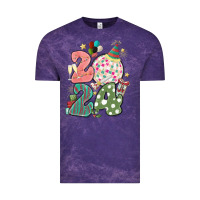 Cloud Purple 2024 happy new year Vintage Tee - MaliasSmallBusiness