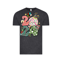 Vintage Black 2024 happy new year Vintage Tee - MaliasSmallBusiness