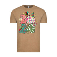 Vintage Coffee 2024 happy new year Vintage Tee - MaliasSmallBusiness