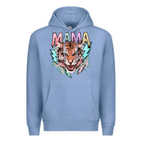Colony Blue Mama tiger lightning bolt Premium Hoodie - HowdyJamesFarm