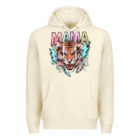 Sandshell Mama tiger lightning bolt Premium Hoodie - HowdyJamesFarm