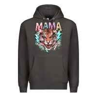 Smoke Mama tiger lightning bolt Premium Hoodie - HowdyJamesFarm