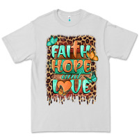 Dove Grey faith hope and love Premium Tee - BarkalooDesign