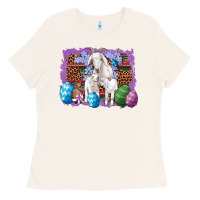 Bone goat family eggs flowers leopard serape glitter Ladies Tee - Artiststas
