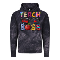 Cloud Black teach like a boss Vintage Hoodie - NancyCooperArtShop
