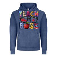 Vintage Denim teach like a boss Vintage Hoodie - NancyCooperArtShop