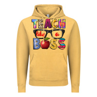 Vintage Mustard teach like a boss Vintage Hoodie - NancyCooperArtShop
