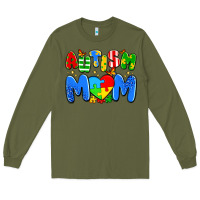 Army Green autism mom Long Sleeve Tee - Artiststas