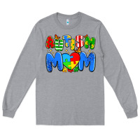 Heather Grey autism mom Long Sleeve Tee - Artiststas