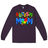 Plum autism mom Long Sleeve Tee - Artiststas