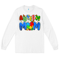 White autism mom Long Sleeve Tee - Artiststas