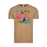 Vintage Coffee christmas fla la la la la mingo Vintage Tee - MaliasSmallBusiness
