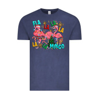 Vintage Denim christmas fla la la la la mingo Vintage Tee - MaliasSmallBusiness