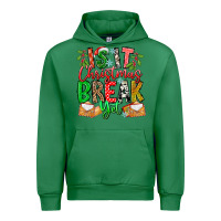 Emerald Is It Christmas Break Yet Urban Hoodie - CowhideDigitalArt