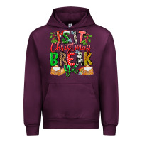 Mauve Wine Is It Christmas Break Yet Urban Hoodie - CowhideDigitalArt