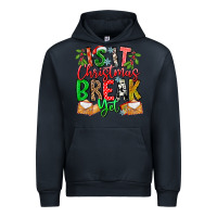 Navy Is It Christmas Break Yet Urban Hoodie - CowhideDigitalArt