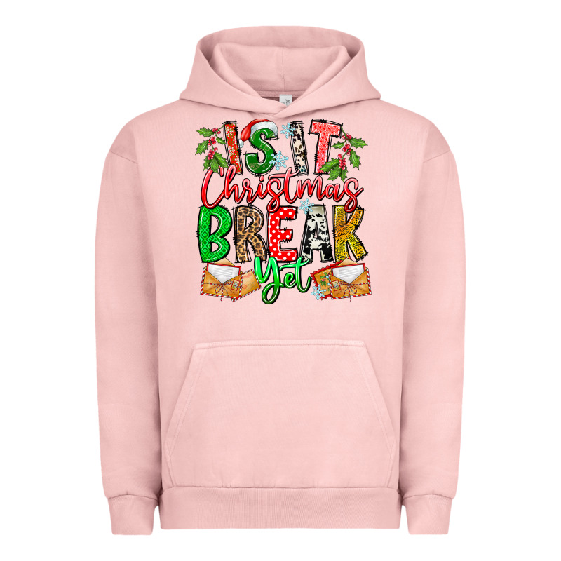 Is It Christmas Break Yet Urban Hoodie by CowhideDigitalArt | Teevron