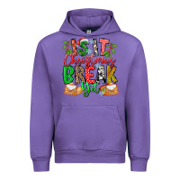 Tulip Is It Christmas Break Yet Urban Hoodie - CowhideDigitalArt