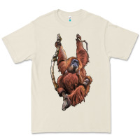 Bone Orangutan And Baby Premium Tee - LillyAllenDesigns