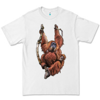 White Orangutan And Baby Premium Tee - LillyAllenDesigns