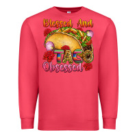 Cardinal Blessed and taco obsessed Mexico Premium Sweatshirt - FaDigitalArtStudio
